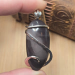 Willow Creek Jasper Pendant – Sterling Spiral & Rare Purple Core - Rock Your World 