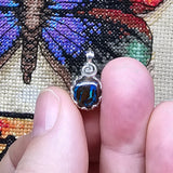 Lightning Strikes Boulder Opal Pendant in Sterling Silver