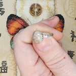 Crazy Lace Agate Ring in Sterling Silver Ring Sz 6.5