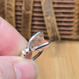 Raw Oregon Sunstone Ring with Schiller sz 6 - Sterling Silver