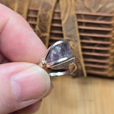 Rare Purple Tourmaline Ring sz 5.5 – Sterling Silver Natural Crystal