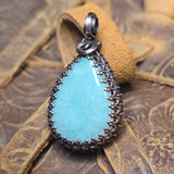 Amazonite Copper Pendant - Schiller Natural Embrace