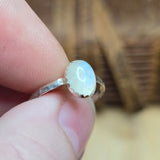 Haunting Blue Moonstone Ring sz 6 – Sterling Silver