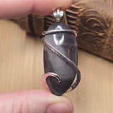 Willow Creek Jasper Pendant – Sterling Spiral & Rare Purple Core - Rock Your World 