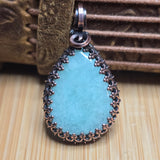 Amazonite Copper Pendant - Schiller Natural Embrace