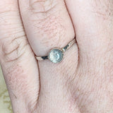 Bright Labradorite Ring in Sterling Silver Sz 9.5