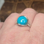 Sleeping Beauty Turquoise Ring – Sterling Silver sz 12
