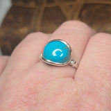 Sleeping Beauty Turquoise Ring – Sterling Silver sz 12