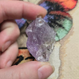 Raw Amethyst Pendant – Natural Crystal Chunk Necklace