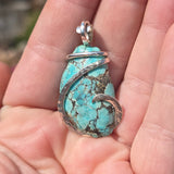 Turquoise Pendant – Sterling Silver with Ancient Calm - Rock Your World 