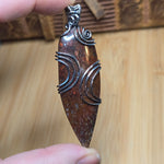 Utah Dinosaur Bone Pendant – Fossil Fire in Sterling Silver