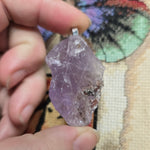Raw Amethyst Pendant – Natural Crystal Chunk Necklace
