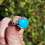 Sleeping Beauty Turquoise Ring – Sterling Silver sz 12