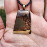Biggs Jasper Pendant – Rare Blue & Purple Oregon Picture Stone