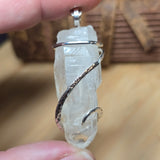 Quartz Crystal Pendant – Ice Ladder in Sterling Silver