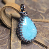 Amazonite Copper Pendant - Schiller Natural Embrace