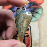 Gary Green Jasper Pendant – Sinter Mat from McDermitt Caldera