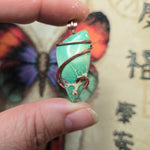 Sea Sediment Jasper Pendant – Copper Wrap
