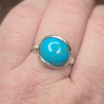 Sleeping Beauty Turquoise Ring – Sterling Silver sz 12