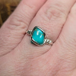 Natural Turquoise Ring sz 11 – Desert Sky Blue in Sterling Silver