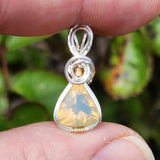 Rare 19ct Opal Butte Oregon Pendant - Sterling & 14k Gold Fill