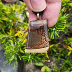Biggs Jasper Pendant – Rare Blue & Purple Oregon Picture Stone