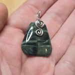 Morrisonite Picture Jasper Pendant Necklace in Sterling Silver