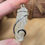 Quartz Crystal Pendant – Ice Ladder in Sterling Silver
