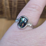 Koroit Boulder Opal Ring sz 8 – Sterling Silver