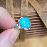 Natural Turquoise Ring sz 7 – Sterling Silver