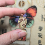 Picture Jasper Arrowhead Pendant – Copper Wrapped