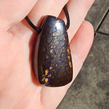 Australian Koriot Yoweh Nut Boulder Opal Pendant Bead Necklace