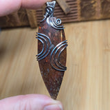 Utah Dinosaur Bone Pendant – Fossil Fire in Sterling Silver