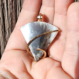 Sagenite Agate in 14kt Yellow Gold Filled Pendant - Full Spray!