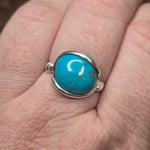 Sleeping Beauty Turquoise Ring – Sterling Silver sz 12