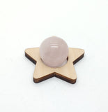Rose Quartz Polished Stone Crystal Ball