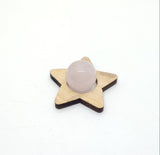 Rose Quartz Polished Stone Crystal Ball