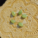 Light Apple Green Nephrite Jade Marquis Cabochon 10x6mm A Grade