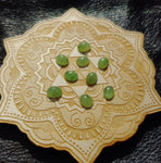 Light Apple Green Nephrite Jade Oval Cabochon 8x6mm A Grade
