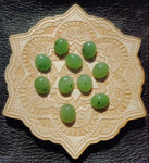 Light Apple Green Nephrite Jade Oval Cabochon 10x12mm A Grade