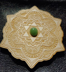 Light Apple Green Nephrite Jade Oval Cabochon 12x14mm A Grade