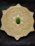 Light Apple Green Nephrite Jade Oval Cabochon 12x16mm AAA Grade