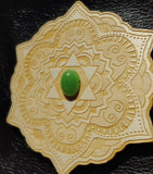 Light Apple Green Nephrite Jade Oval Cabochon 12x16mm AAA Grade