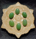 Light Apple Green Nephrite Jade Oval Cabochon 18x13mm AAA Grade