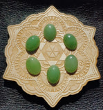 Light Apple Green Nephrite Jade Oval Cabochon 18x13mm AAA Grade