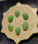Light Apple Green Nephrite Jade Oval Cabochon 18x13mm AAA Grade