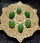 Light Apple Green Nephrite Jade Oval Cabochon 18x13mm AAA Grade