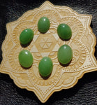 Light Apple Green Nephrite Jade Oval Cabochon 18x13mm AAA Grade