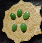 Light Apple Green Nephrite Jade Oval Cabochon 18x13mm AA Grade