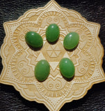 Light Apple Green Nephrite Jade Oval Cabochon 18x13mm AA Grade